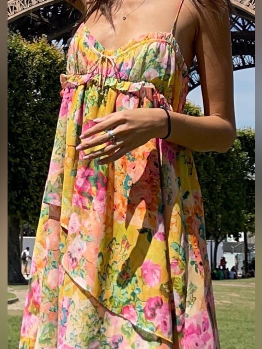 Floral babydoll dress
